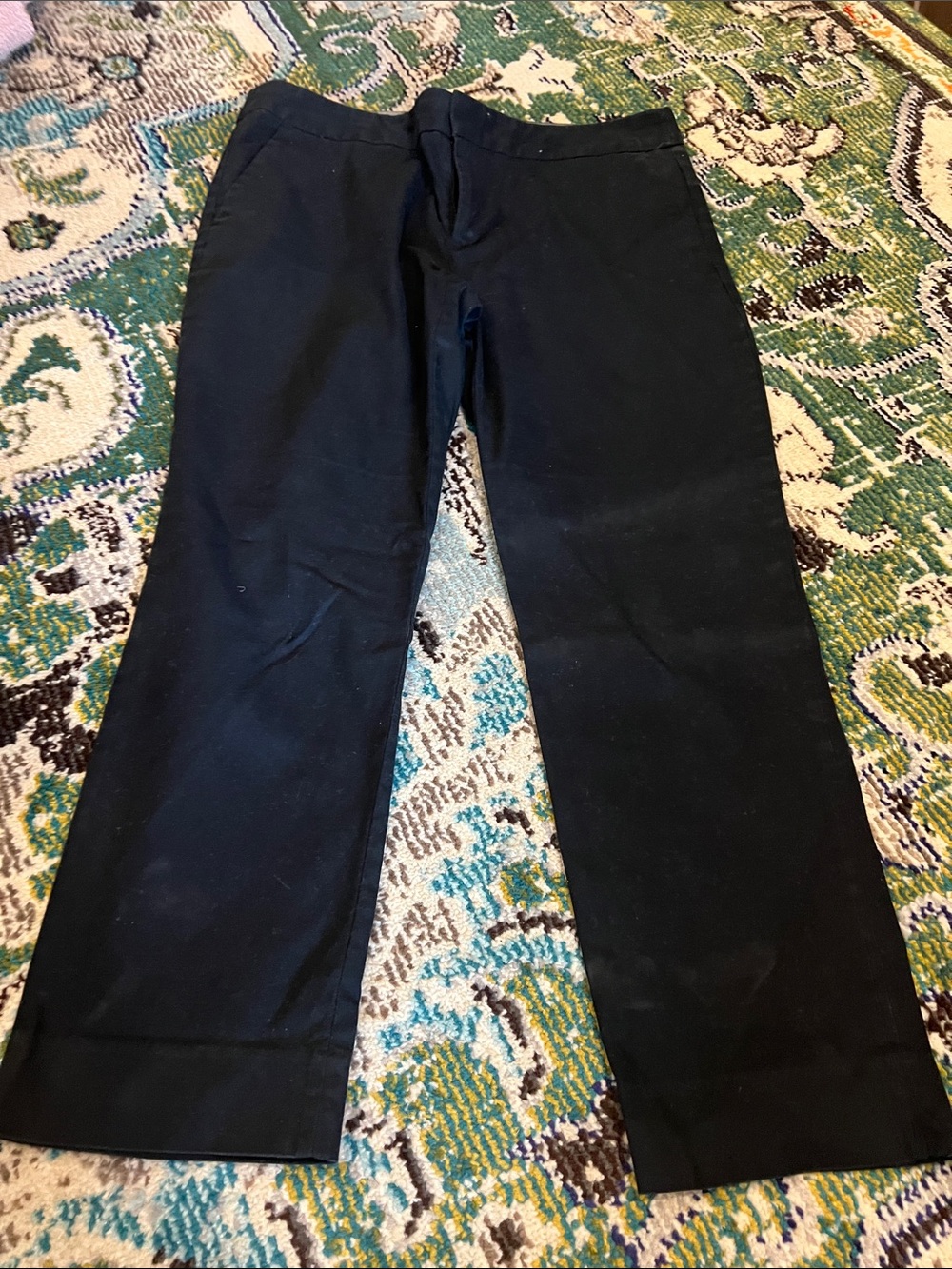 Banana Republic Straight Leg Pants in Black